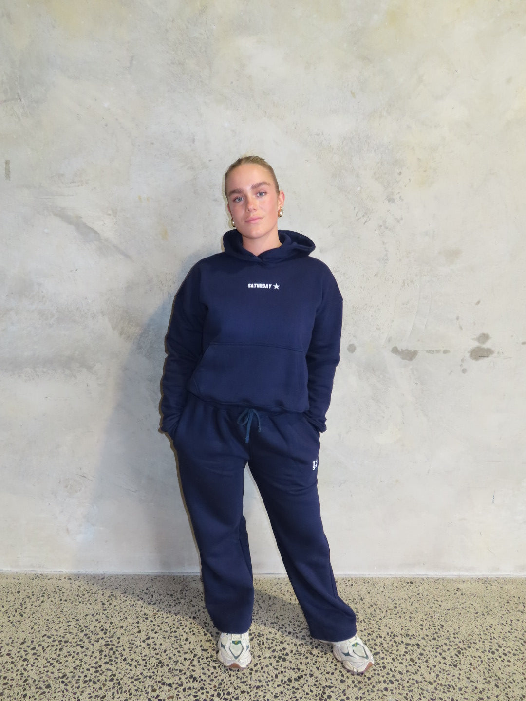 STAR COLLECTION - TRACK PANT NAVY