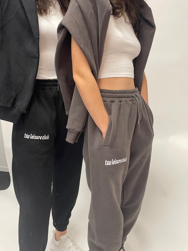 Ladies Track Pants – Charcoal Grey – LIMBA