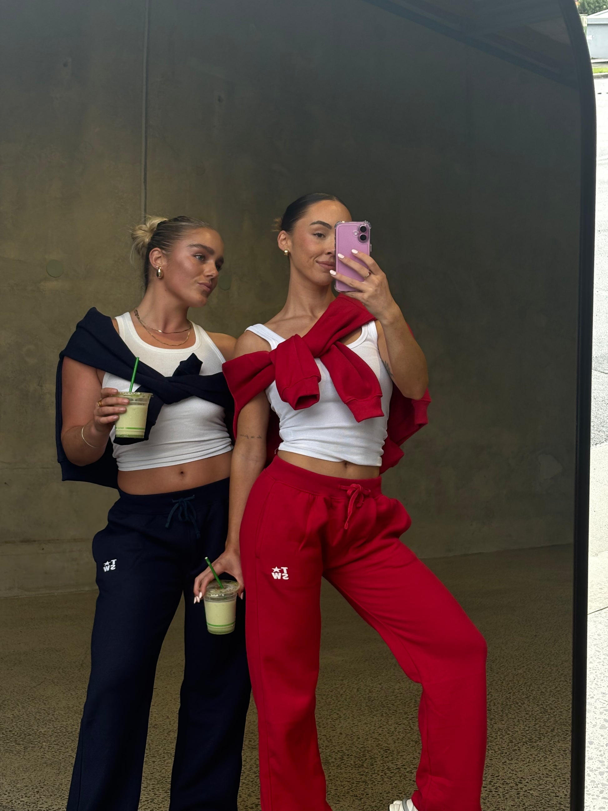 STAR COLLECTION - TRACK PANT CRIMSON RED