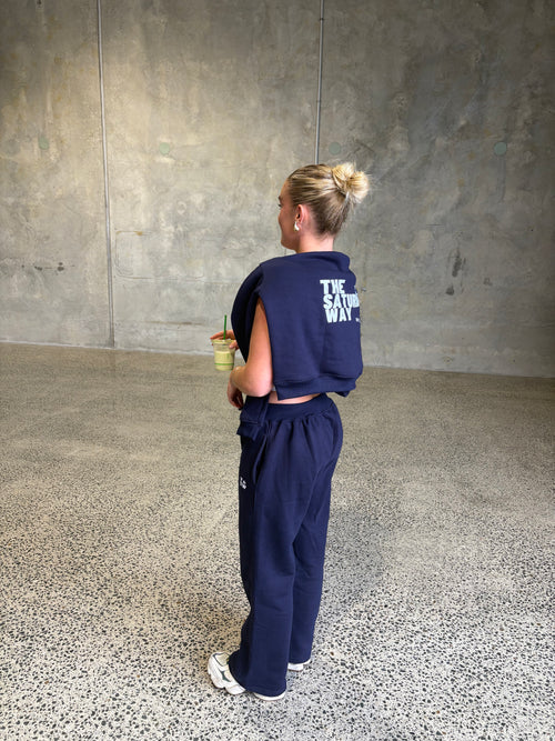 STAR COLLECTION - TRACK PANT NAVY