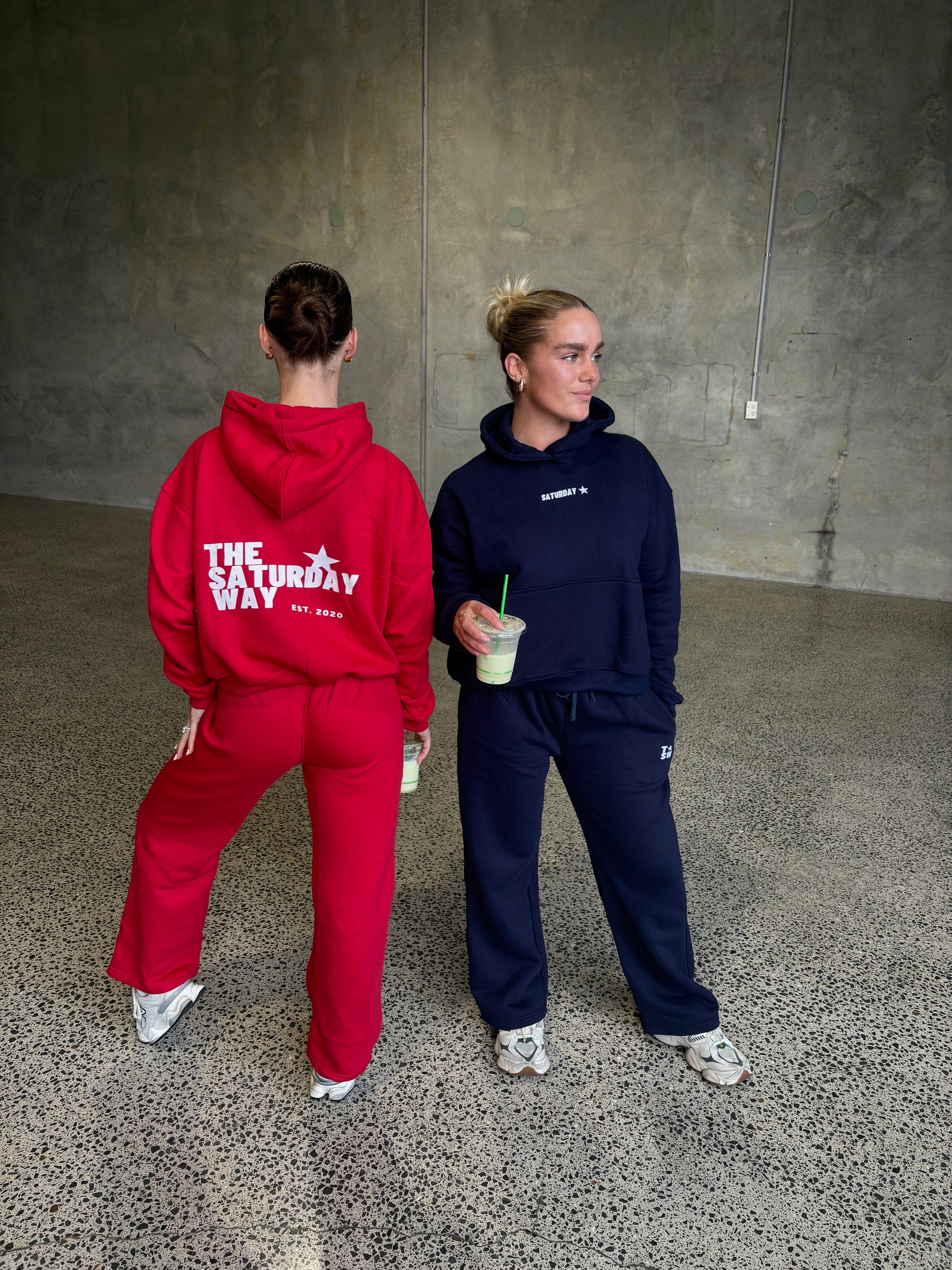 STAR COLLECTION - TRACK PANT CRIMSON RED